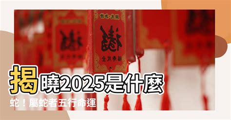 屬蛇風水|【2025什麼蛇】屬蛇人2025命運大揭曉！五行屬性、。